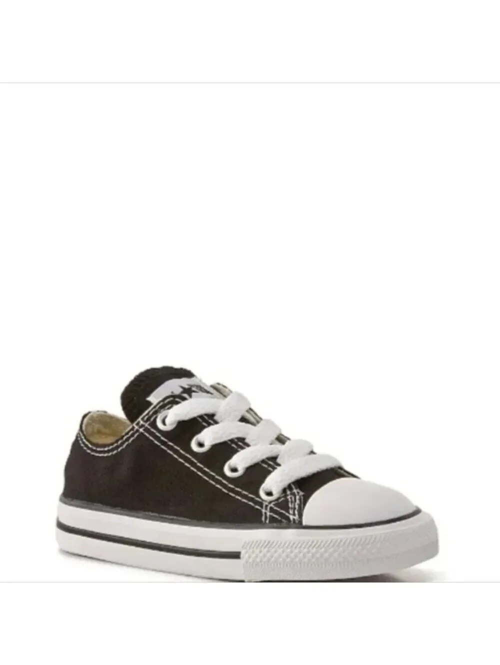 Converse Chuck Taylor All Star Low Top Black Toddler Kids Size 10C NIB